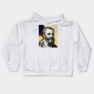 Galen yellow Portrait | Galen Artwork 11 Kids Hoodie